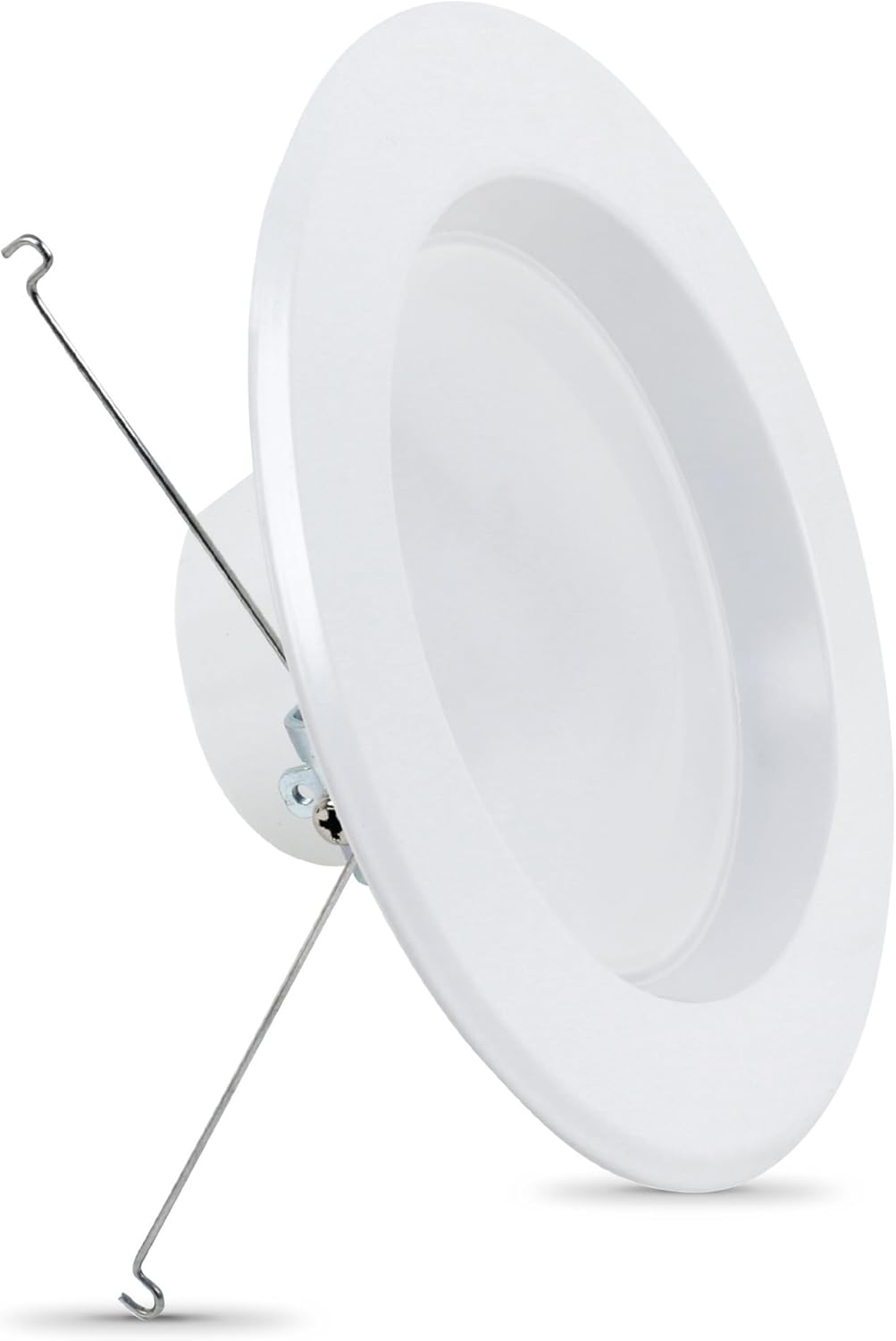 Feit Electric LED Recessed Downlight, fit Most 5-6" Housing Cans, Baffle Trim, Dimmable, 75W Equivalent 10.2W, 925 LM Retrofit kit, 75 Watt, 2700K Soft White, 6-Pack LEDR56B/927CA/MP/6