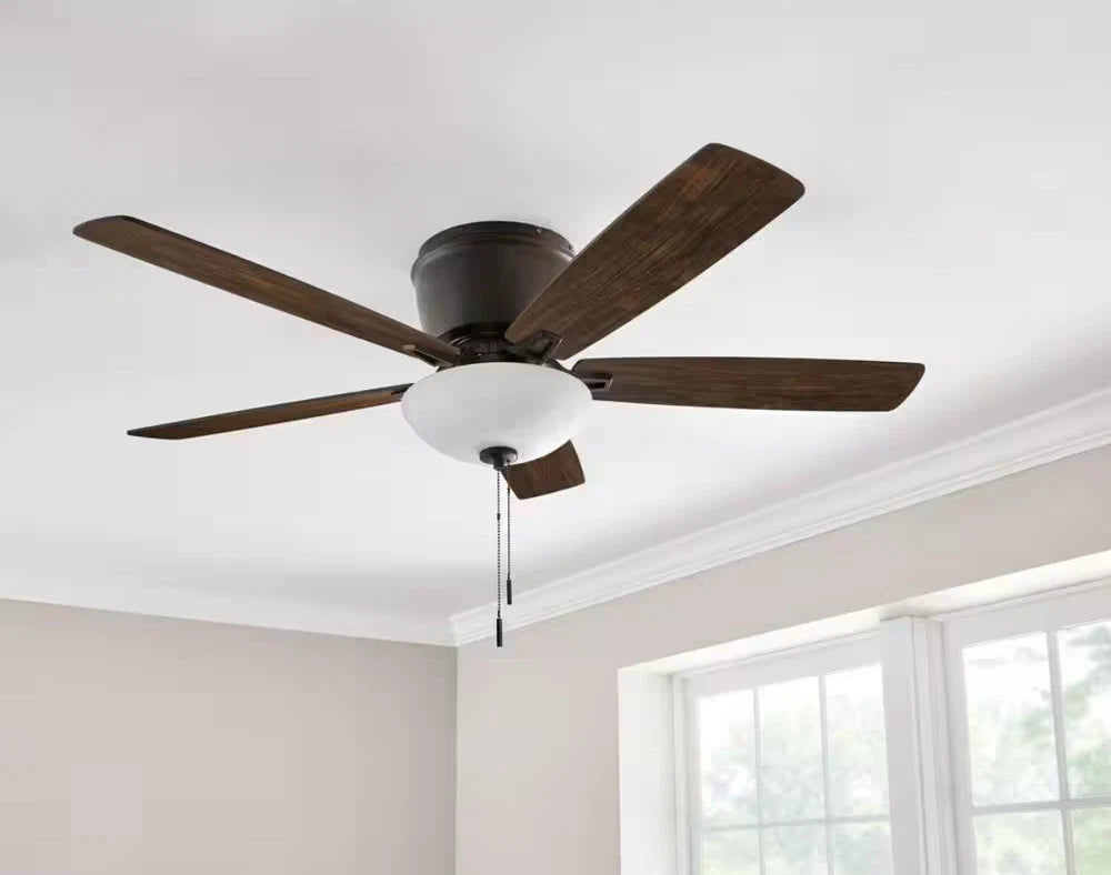NEW!! HAMPTON BAY Melrose 52 in. Indoor LED Hugger Bronze Dry Rated Ceiling Fan